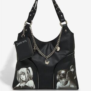 Hot Topic Death Note Slouch Bag Purse with Wallet